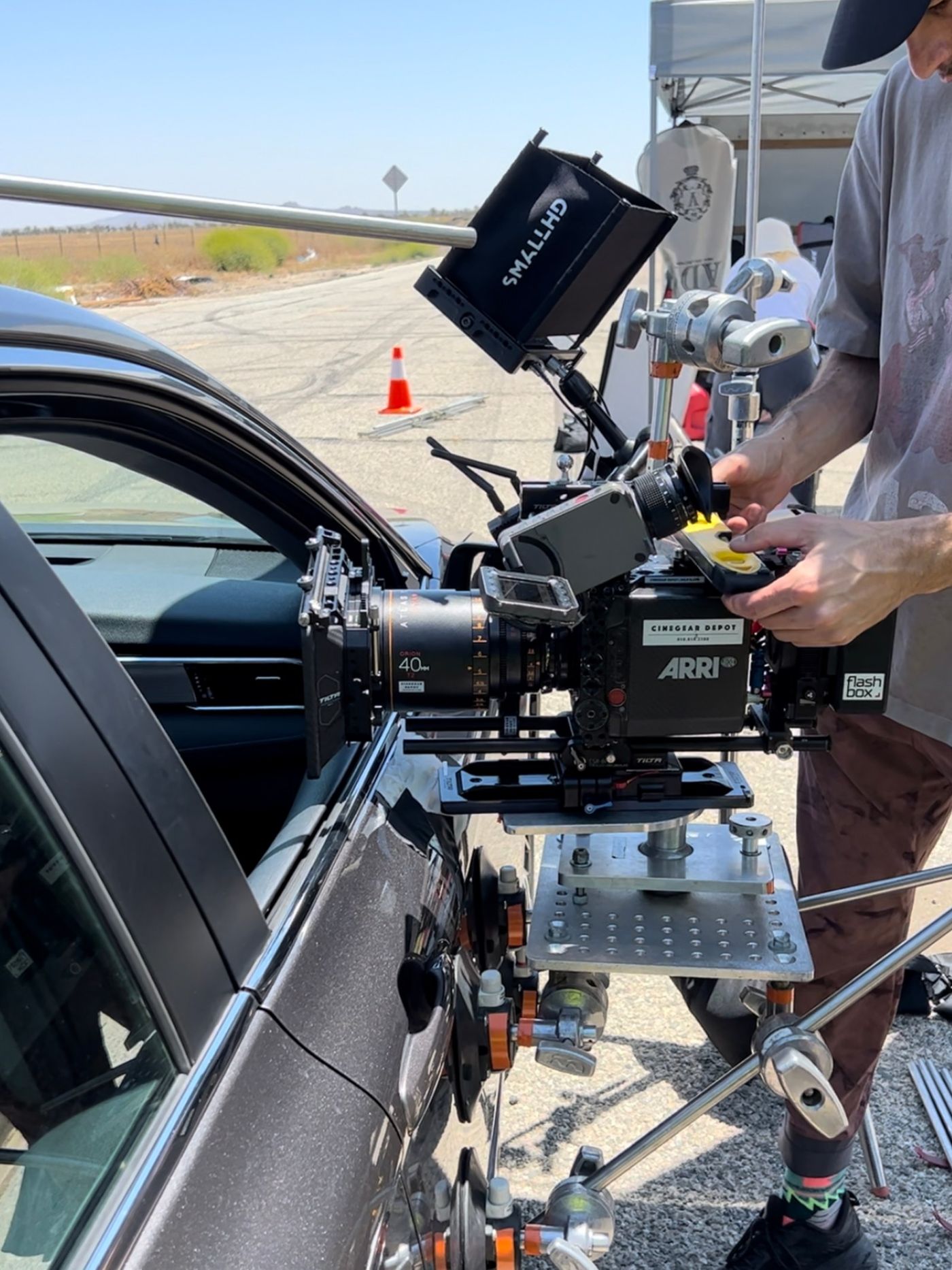 ARRI camera on a car rig, photo 8